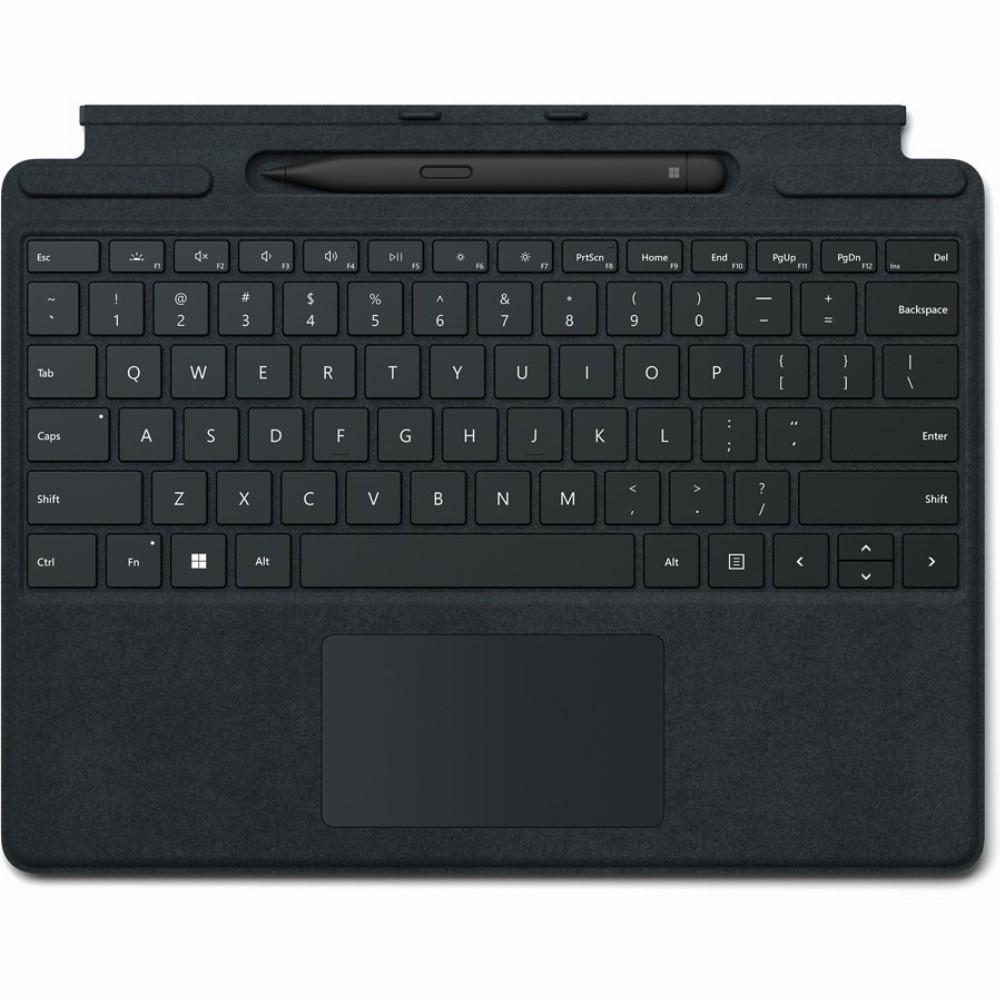 Klaviatūra Microsoft Surface Signature Pro 8 / X Type Cover + SlimPen2 AT/DE Juodas *NAUJA*