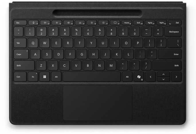 Microsoft Surface Pro Type Cover Flex AT/DE Juodas