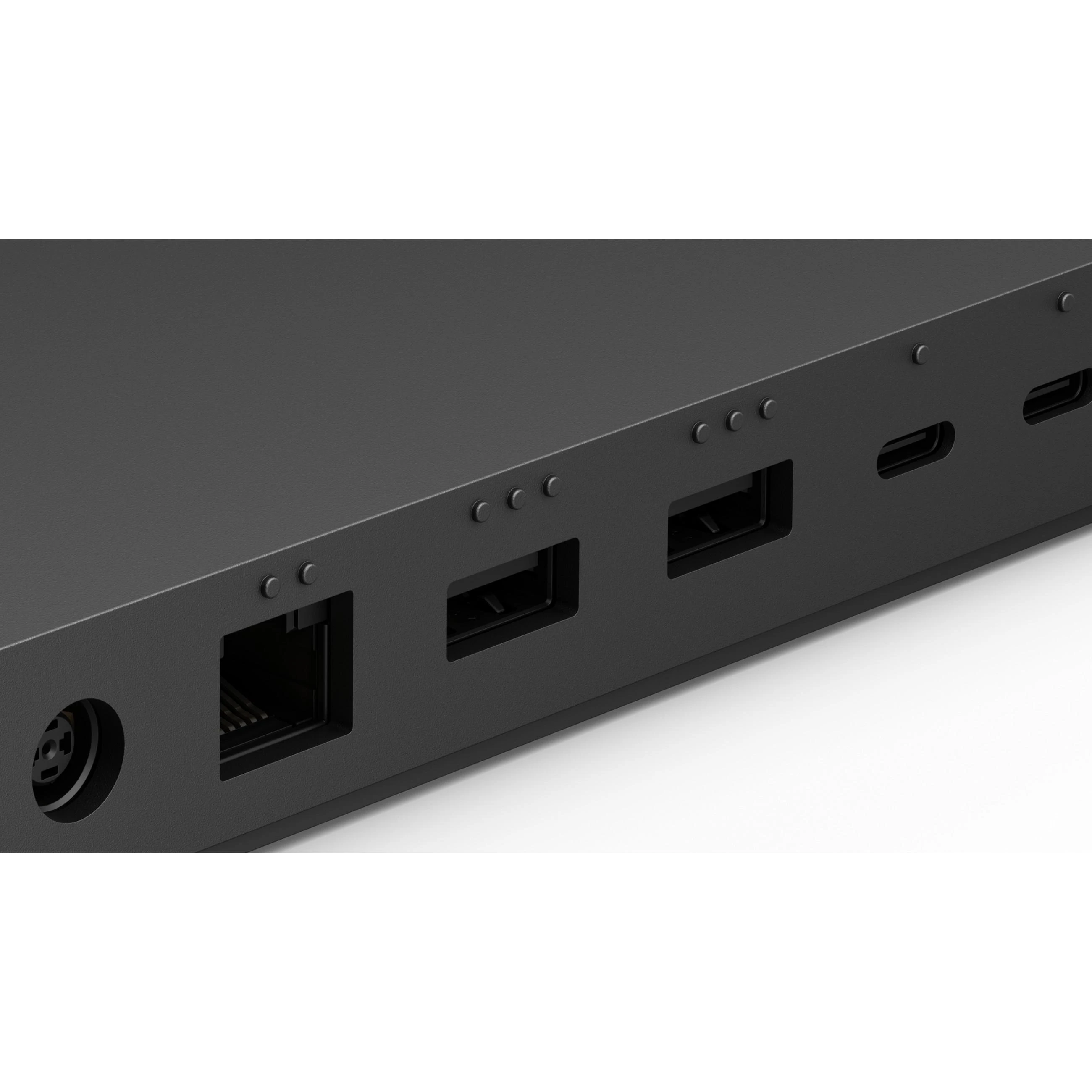 Microsoft Surface Dock – galinės jungtys ir prievadai