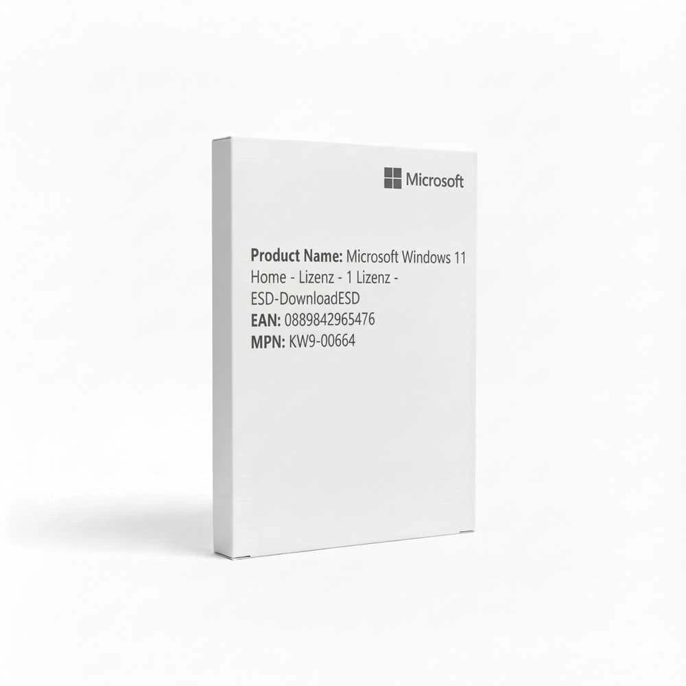 „Microsoft ESD Windows HOME 11“ 64 bitų versija, visos kalbos, internetinė produkto rakto licencija, 1 licencija, atsisiunčiama ESD NR