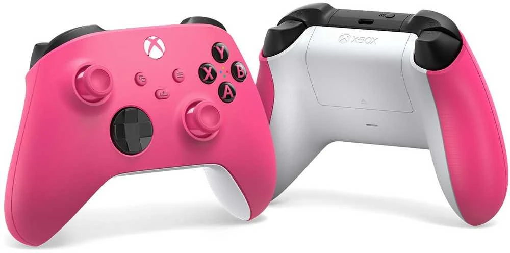 „Microsoft XBOX“ belaidis valdiklis Rožinė, Baltas „Bluetooth“ žaidimų pultas Analoginis / skaitmeninis XBOX serijos S, „Android“, XBOX serijos X, iOS, PC (Atnaujinta)