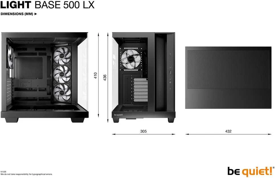 be quiet! Light Base 500 LX Juoda