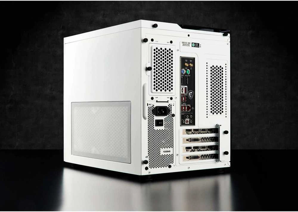 PC korpusas Corsair Crystal 280X RGB Micro-ATX, Baltas