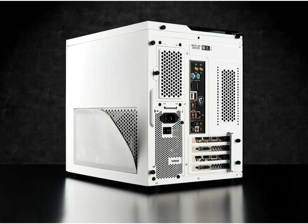 PC korpusas Corsair Crystal 280X RGB Micro-ATX, Baltas