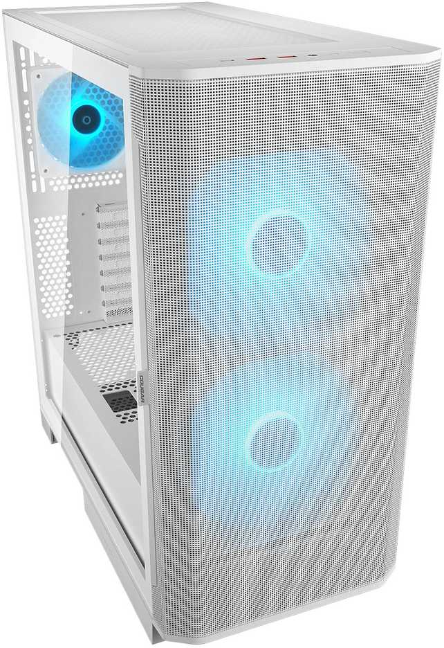 „Cougar Airface FLO ARGB Baltas“ dėklas (385YA60.0002)