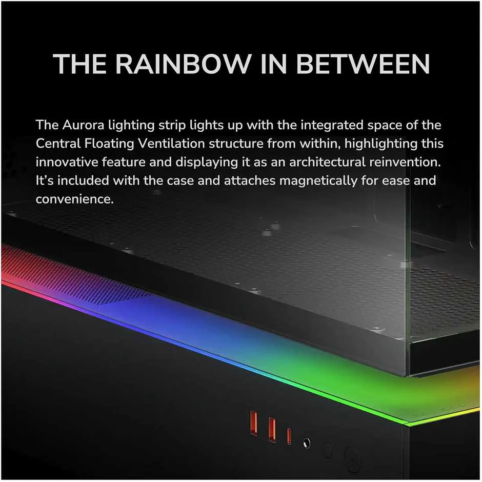 Cougar Gaming kompiuterio korpusas CFV235 TG 240 REV+120ARGB FAN RGB HUB SYNC LED STRIP