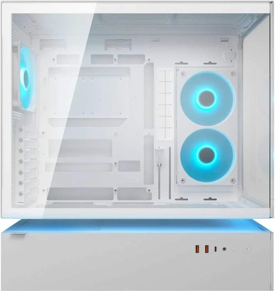 Cougar Corsair Gaming Kompiuterio korpusas CFV235 Baltas TG 240 REV+120ARGB FAN RGB HUB SYNC LED ST
