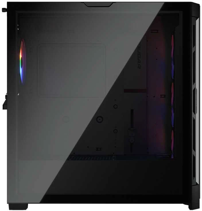COUGAR Duoface Pro RGB kompiuterio korpusas, vidutinio dydžio bokštas, Juodas
