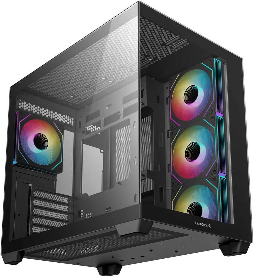 Deepcool CG530 4F | Juodas | Vidutinio dydžio bokštas | ATX PS2