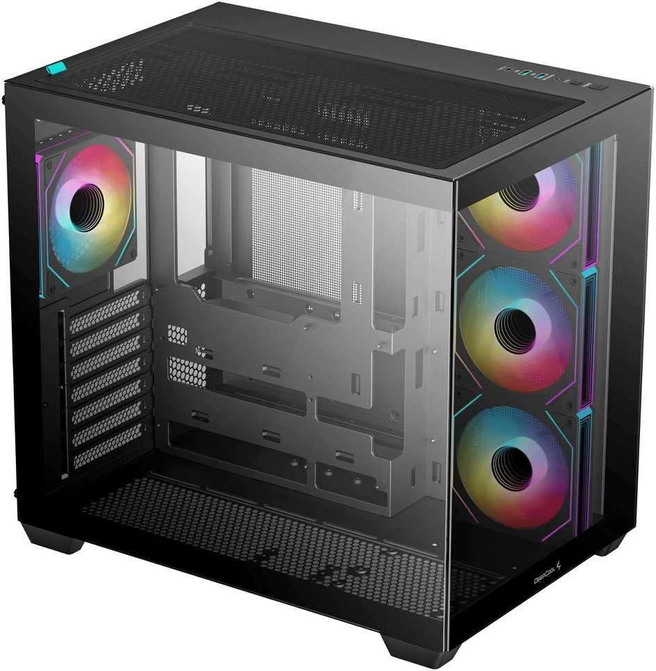Deepcool CG530 4F | Juodas | Vidutinio dydžio bokštas | ATX PS2