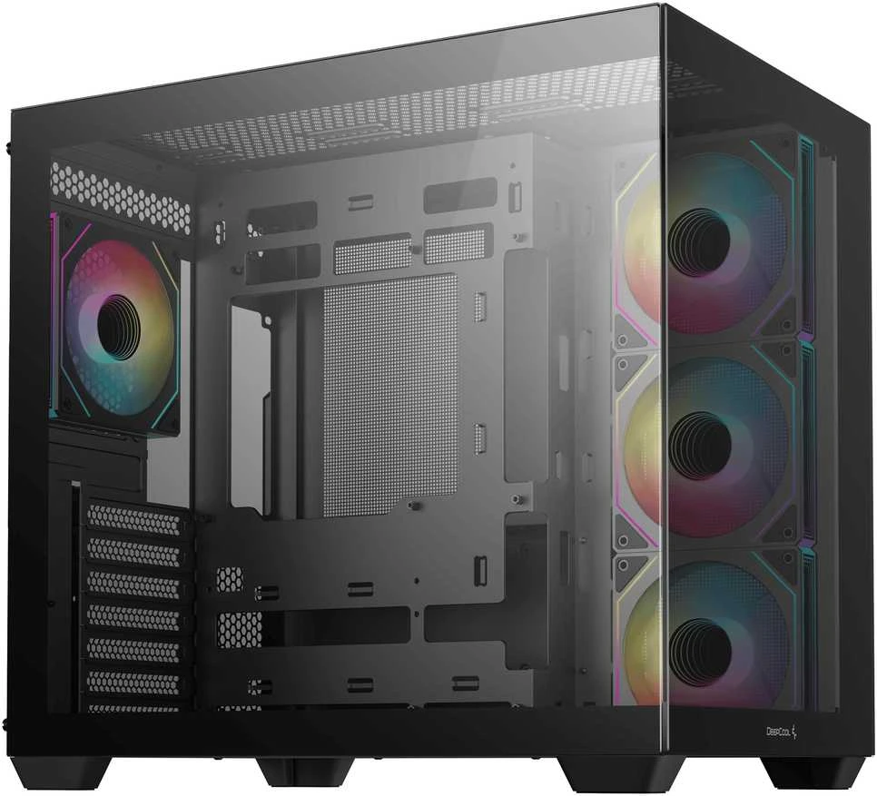 Deepcool CG530 4F | Juodas | Vidutinio dydžio bokštas | ATX PS2