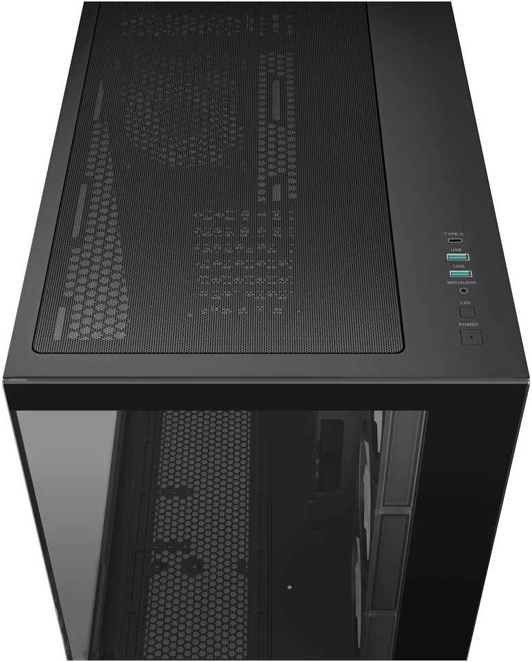 Deepcool CG530 4F | Juodas | Vidutinio dydžio bokštas | ATX PS2