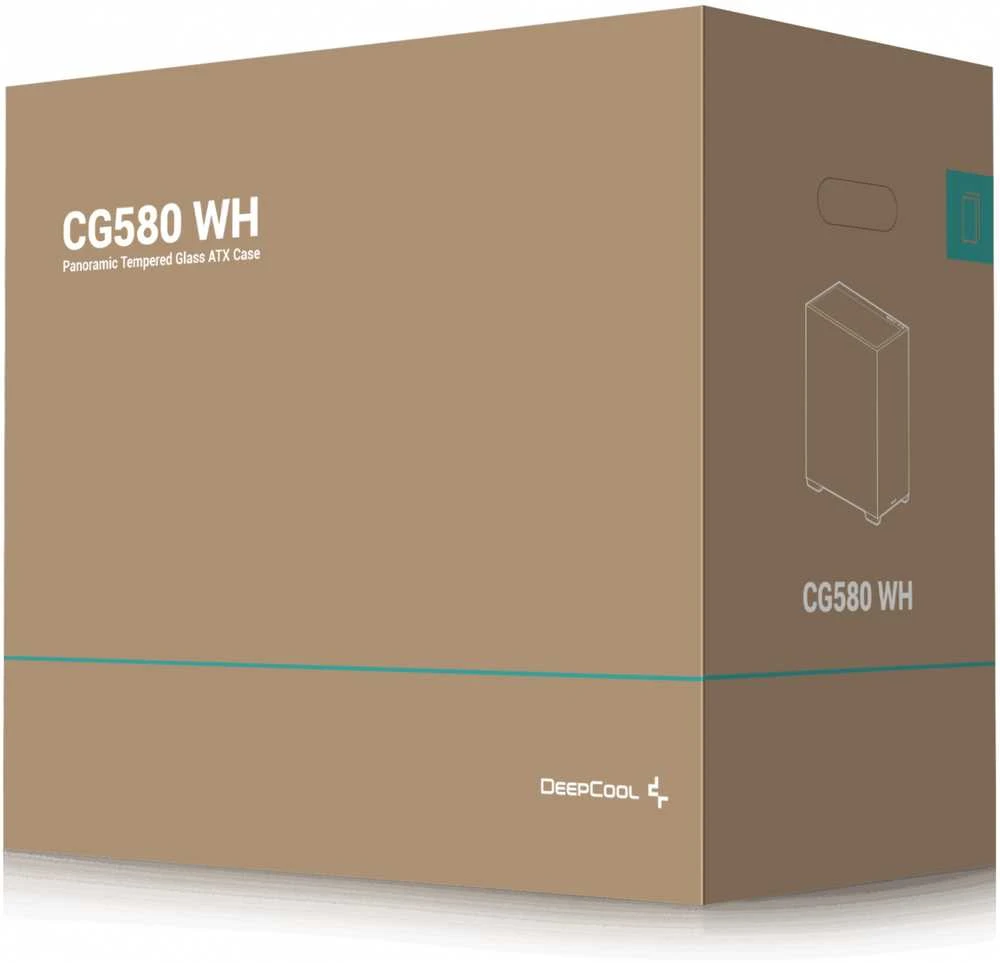 DEEPCOOL CASE MIDITOWER MATX W/O PSU/CG580 WH