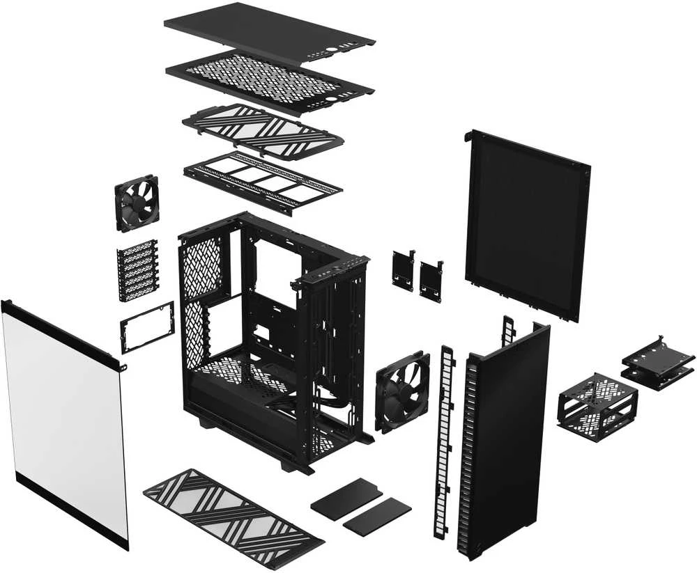 „Fractal Design“ | „Define 7 Compact“ | Juodas | ATX | ATX