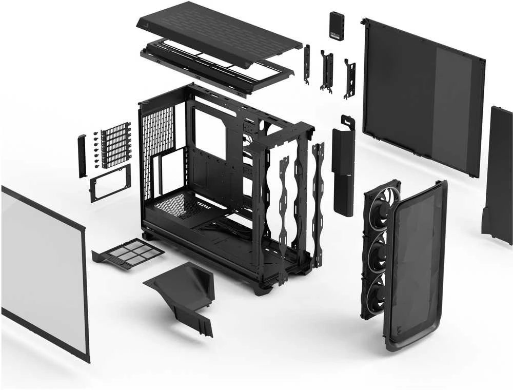 Fractal Design Meshify 3 XL | ATX | Ambience Pro RGB Juoda TG Light Tint