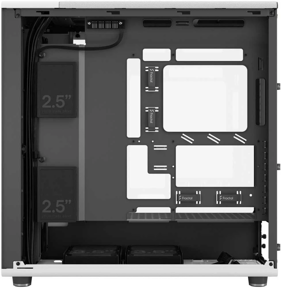 „Fractal Design“ kompiuterio korpusas | „North XL“ | „Chalk Baltas TG Clear“ | ATX