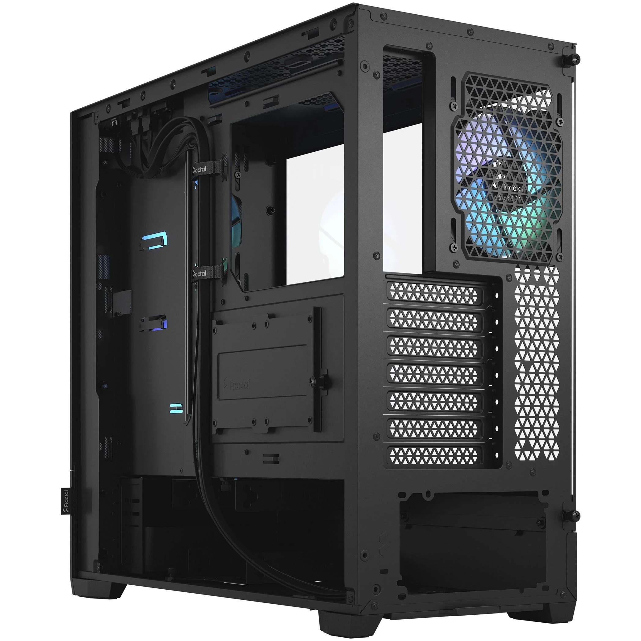 „Fractal Design“ | „op Air RGB“ | Šoninis langas | Juodas TG skaidraus atspalvio | ATX, mATX, Mini ITX | ATX
