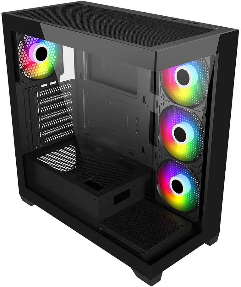 FSP Case | M340-BA | Mid Tower | Juodas