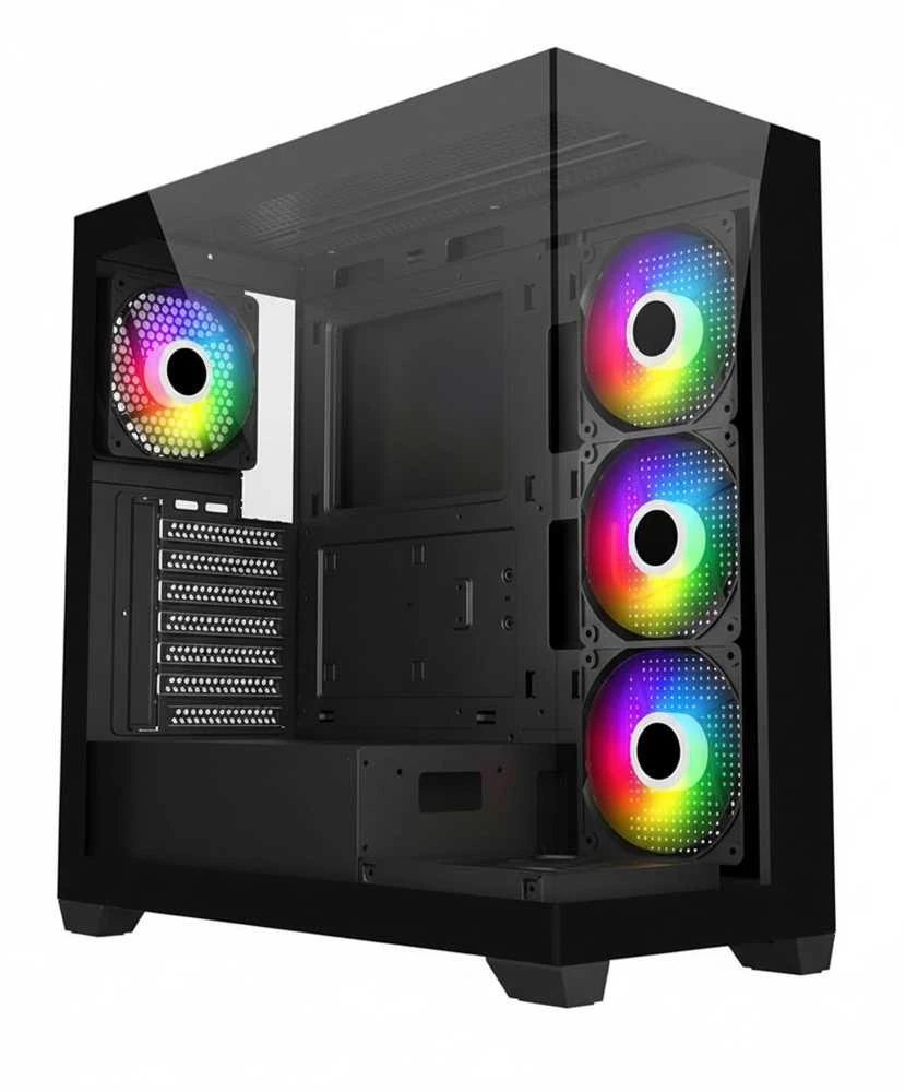 FSP Case | M340-BA | Mid Tower | Juodas