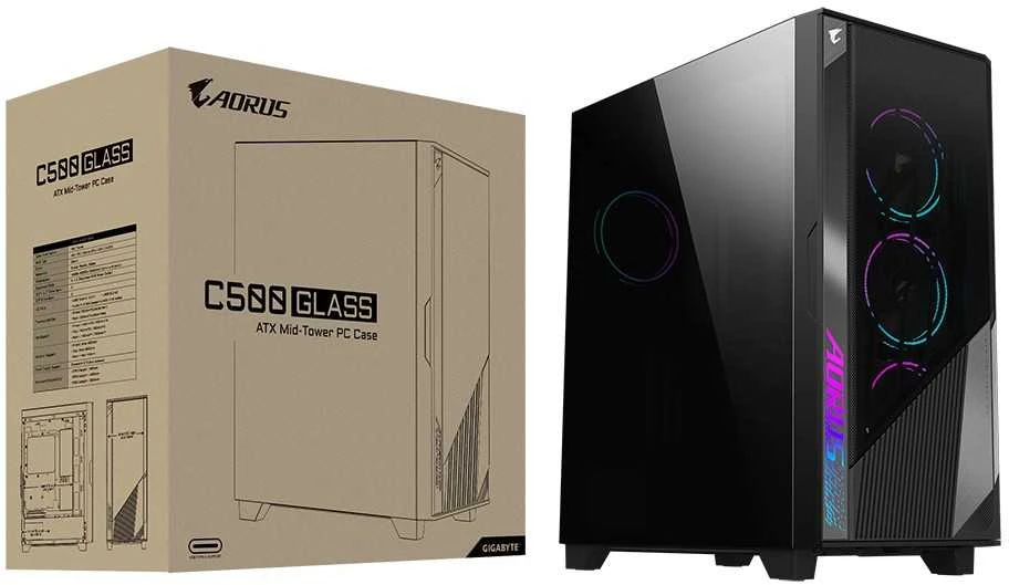 GIGABYTE GB-AC500G ST kompiuterio korpusas, ATX