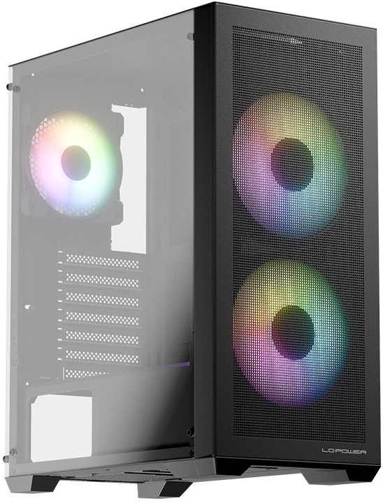 Obudowa LC-Power LC-717B-ON Baltas