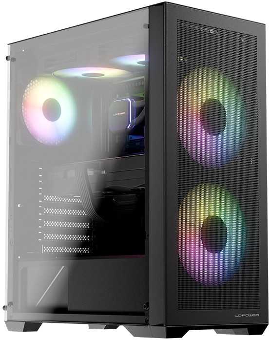 Obudowa LC-Power LC-717B-ON Baltas