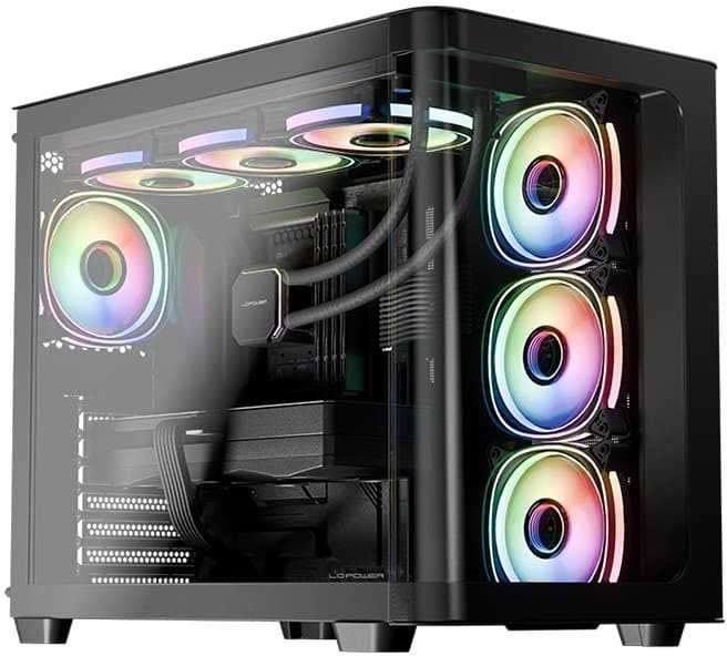 LC-Power LC-8001B-ON Pro-Storm Dark Juodas dėklas