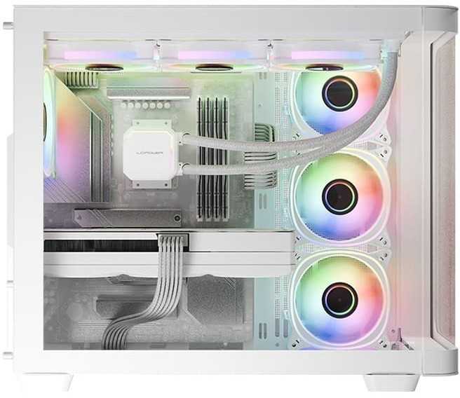 Obudowa LC-Power LC-8001W-ON Pro-Storm Light Baltas (LC-8001W-ON)