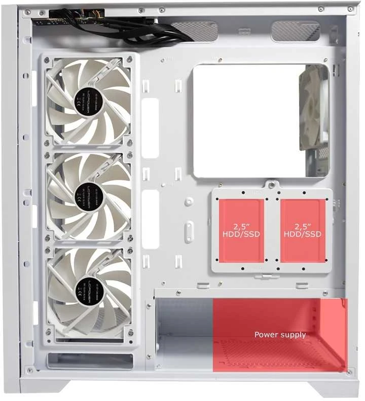 Korpusas LC-Power 806W Crosswind X (LC-806W-ON)