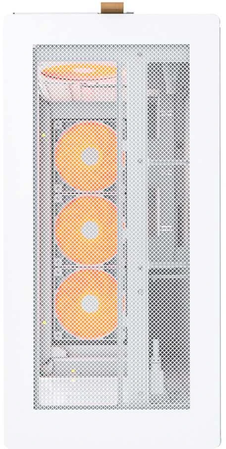 Montech HS02 PRO PC-kompiuterio korpusas, Midi-Tower, ATX, Tempered Glass, ARGB – baltos spalvos