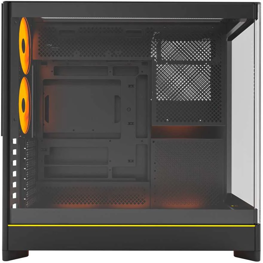 Montech HS02 PRO PC-kompiuterio korpusas, Midi-Tower, ATX, Tempered Glass, ARGB – juodos spalvos