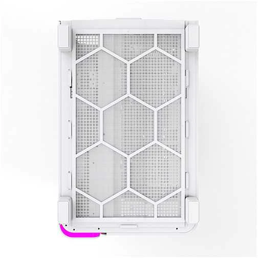„Montech KING 95 Midi-Tower“, grūdinto stiklo, ARGB – baltos spalvos