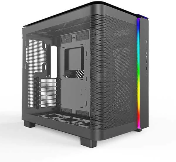 Montech KING 95 Midi-Tower, Tempered Glass, ARGB - juodos spalvos