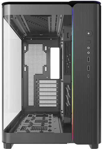 Montech KING 95 Midi-Tower, Tempered Glass, ARGB - juodos spalvos