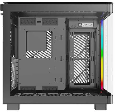 Montech KING 95 Midi-Tower, Tempered Glass, ARGB - juodos spalvos