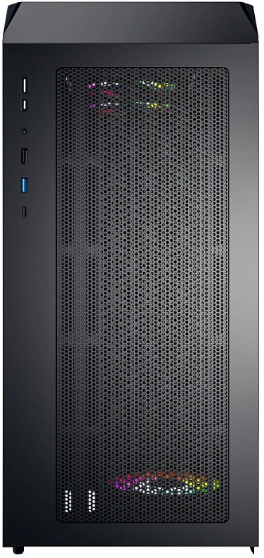 „Montech X5M“ kompiuterio korpusas, vidutinio dydžio bokštas, „Micro-ATX“, ARGB, grūdintas stiklas – Juodas