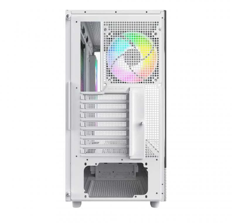Montech XR Mid Tower, grūdintas stiklas – Baltas