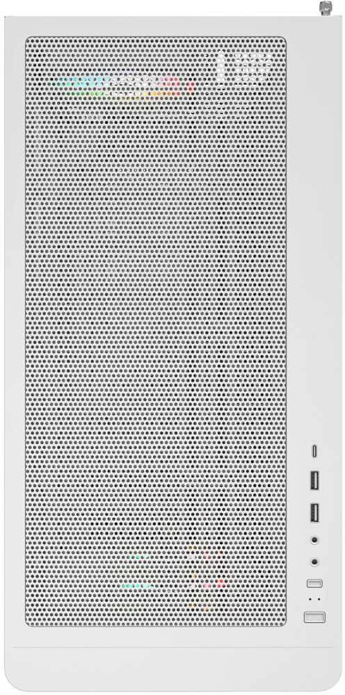 Montech XR Wood PC-kompiuterio korpusas, Midi-Tower, ATX, ARGB, Tempered Glass – baltos spalvos