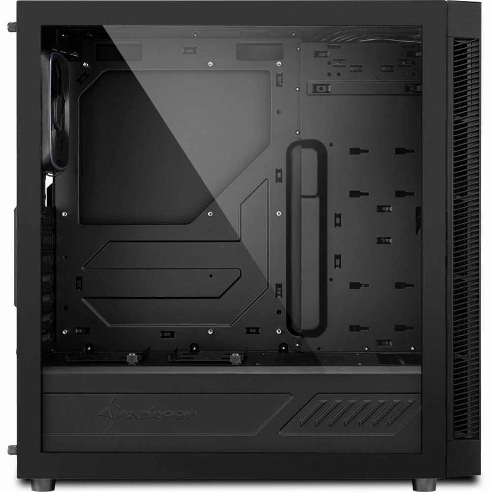 MIDI Sharkoon TG6 RGB. Glasfenster. Lfter LED RGB