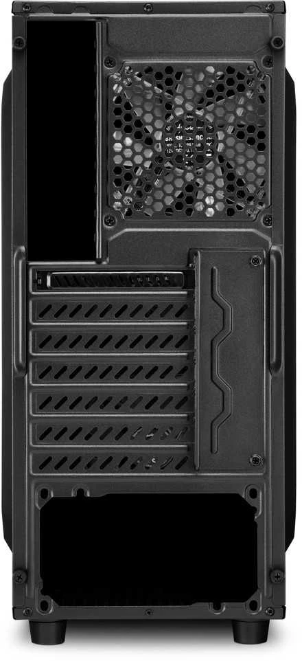Sharkoon VG7-W RGB, Tower korpusas - juodas, šoninė panelė pagaminta iš akrilo