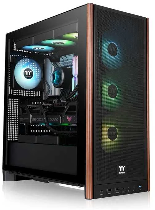 „Thermaltake S370 WS“ kompiuterio korpusas, „Midi-Tower“, E-ATX, grūdintas stiklas - juodas