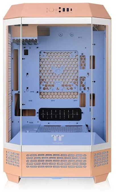 „Thermaltake The Tower 300“, bokšto tipo korpusas – „pfirsich“, grūdintas stiklas