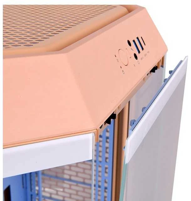 „Thermaltake The Tower 300“, bokšto tipo korpusas – „pfirsich“, grūdintas stiklas