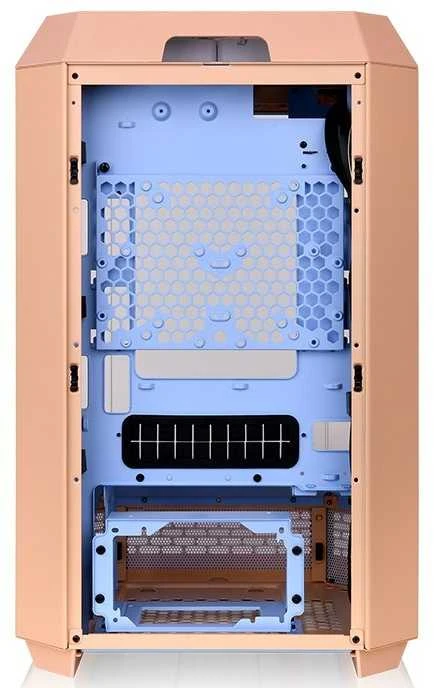 „Thermaltake The Tower 300“, bokšto tipo korpusas – „pfirsich“, grūdintas stiklas