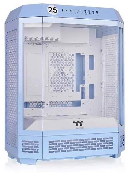 Mėlyna Midi Thermaltake The Tower 600 Hydrangea Mėlyna