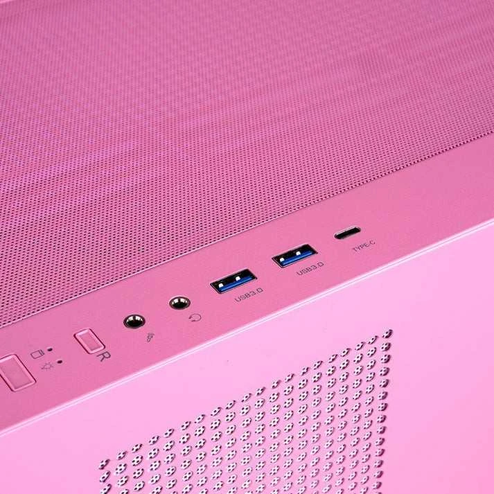 Rožinė Midi Thermaltake View 270 Plus TG ARGB Bubble Rožinė