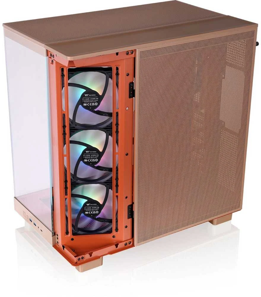 „Thermaltake View 380 XL TG ARGB“ žvyro ir smėlio spalvos