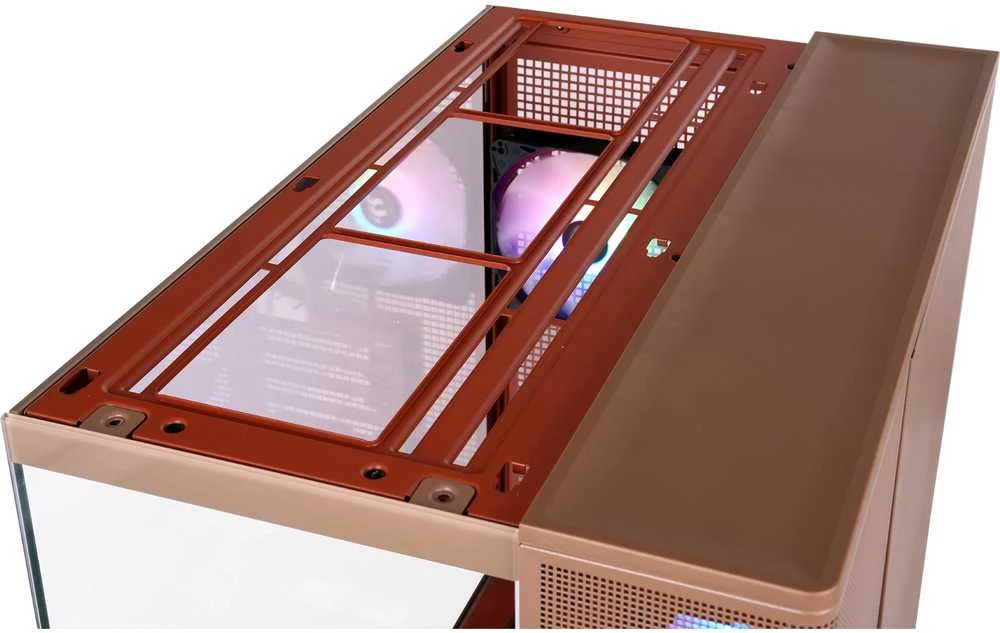 „Thermaltake View 380 XL TG ARGB“ žvyro ir smėlio spalvos