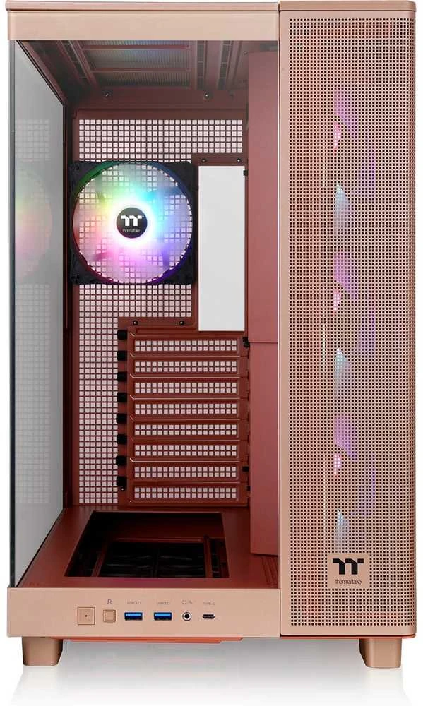 „Thermaltake View 380 XL TG ARGB“ žvyro ir smėlio spalvos