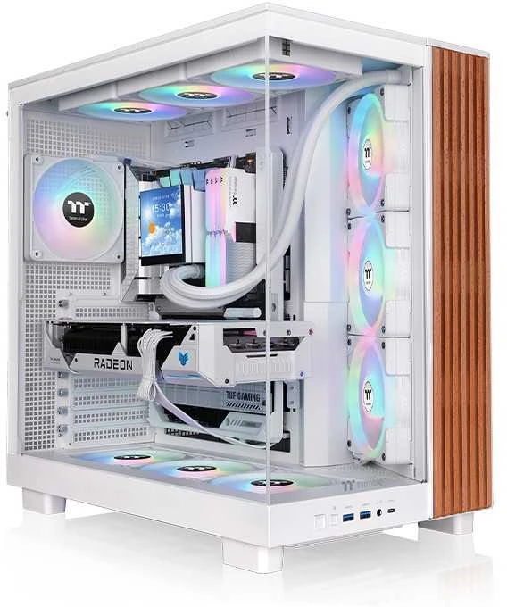 MIDI Thermaltake View 380 XL WS ARGB Snow Baltas